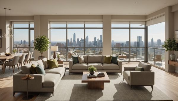 Résidences modernes et appartements sur plan
